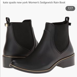 Size 5 Kate Spade Women’s Sedgewick Chelsea Rain Boots